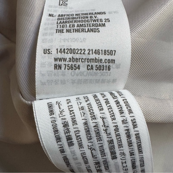 Abercrombie & Fitch Tan Blazer Size Small - Picture 7 of 10